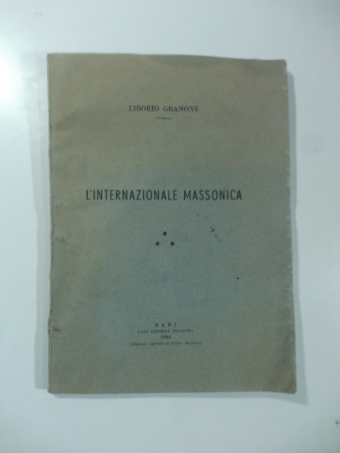 L'internazionale massonica